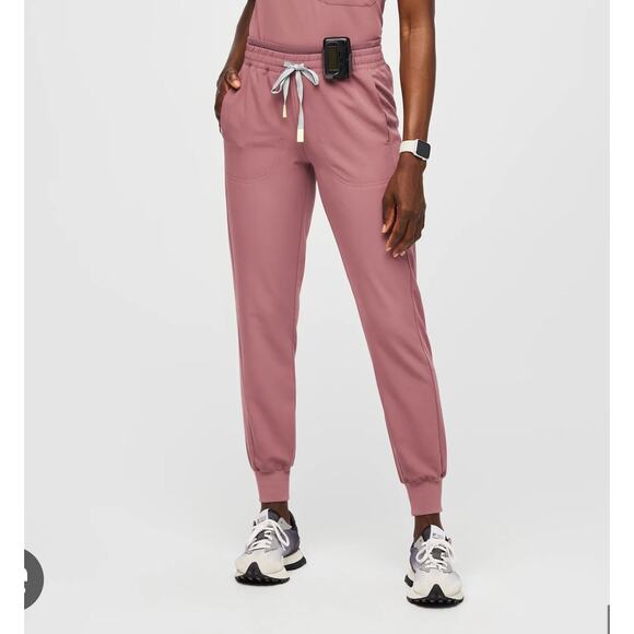 Figs Mari Skinny Jogger Scrub Pants XS Mineral Mauve - Picture 1 of 6
